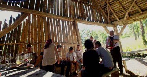 Dancing in a barn, from Wines of Romania